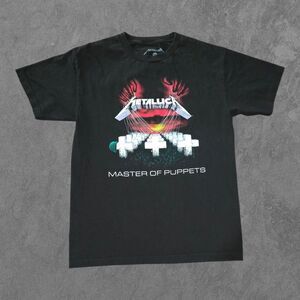 Metallica Master Of Puppets Black T-Shirt Medium Metal Band Tee